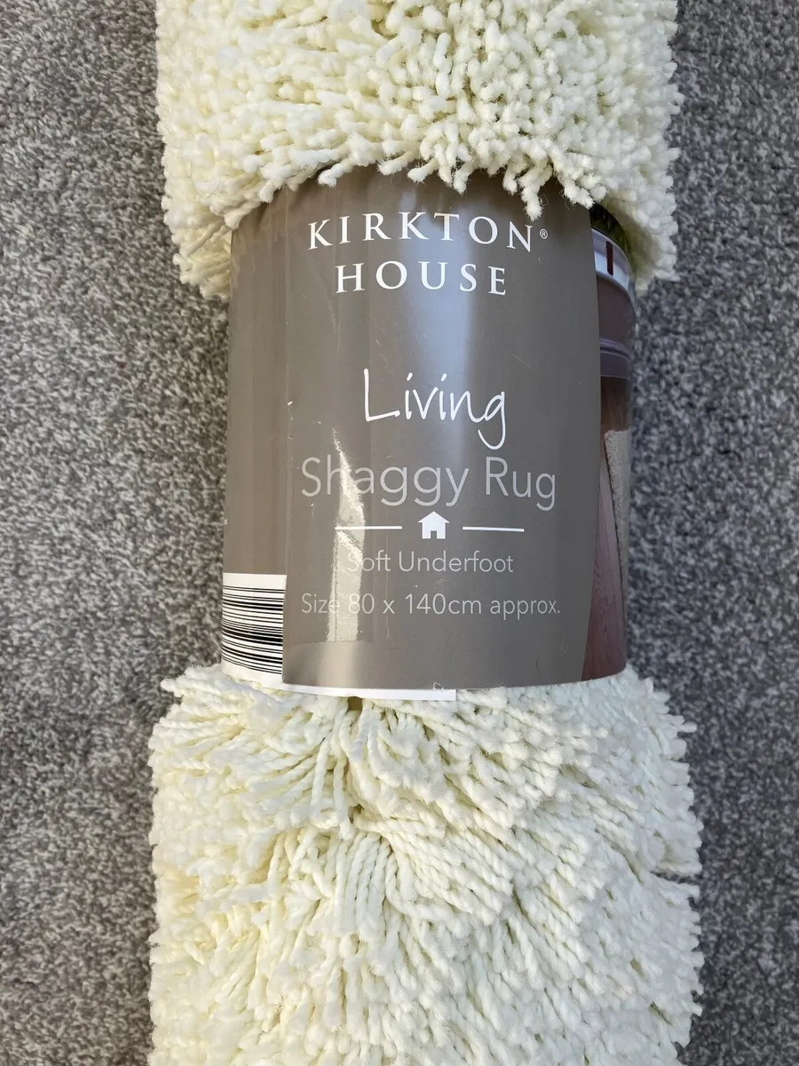 Cream Shaggy Rug - Brand New - €10 - Image 2