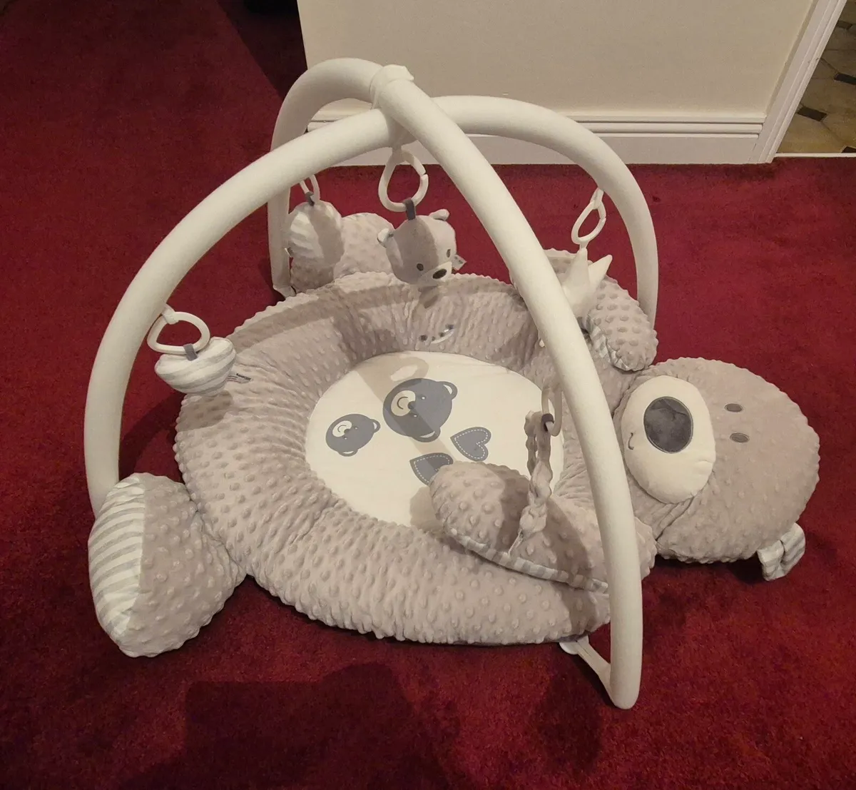 Baby gym / activity centre blush bear - Image 1