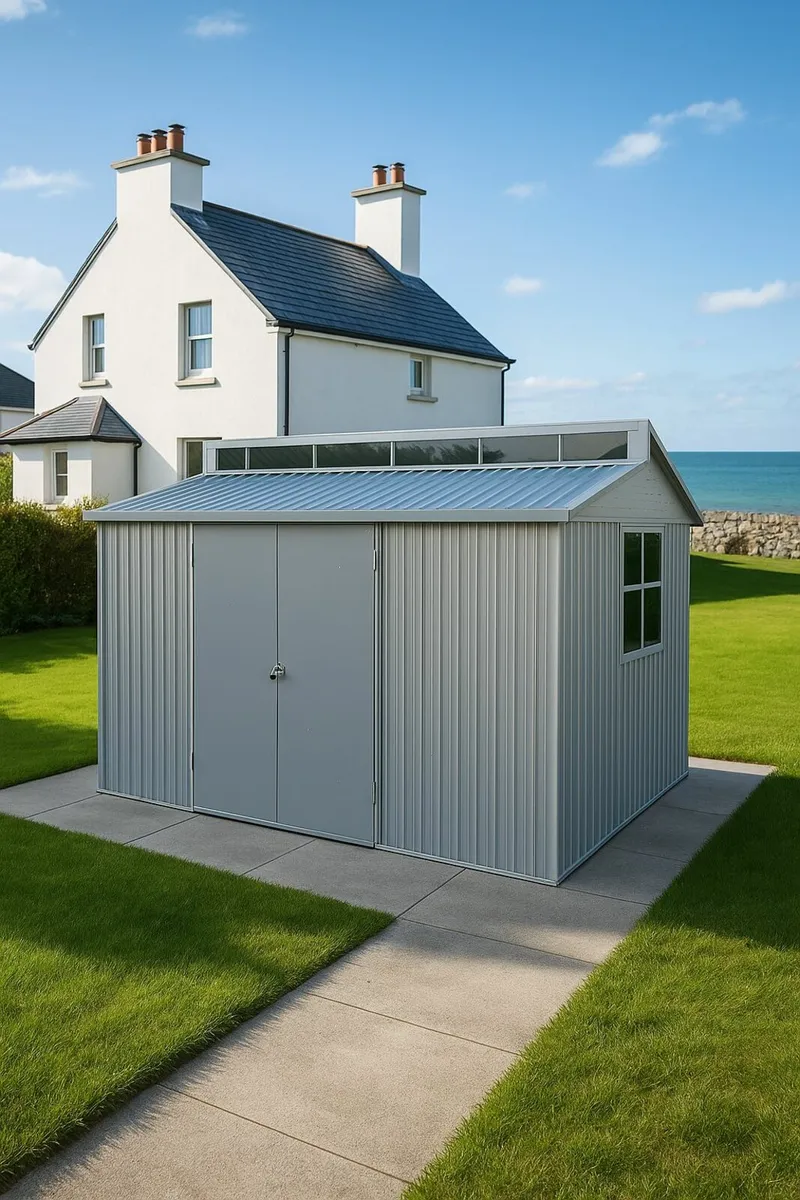 10×8 Aluminium Garden Shed.Rust-Proof Coastal Shed - Image 1