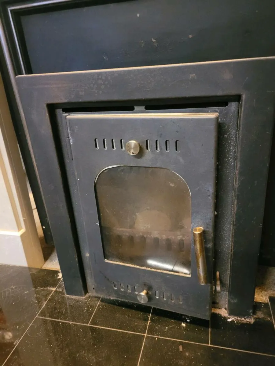 Marble Fireplace & Stove - Image 2