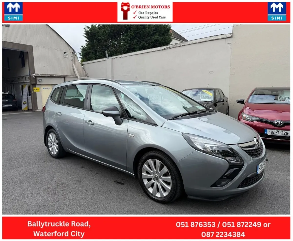 2013 Opel Zafira , 2.0 L, Seven Seater,,,Silver, - Image 3