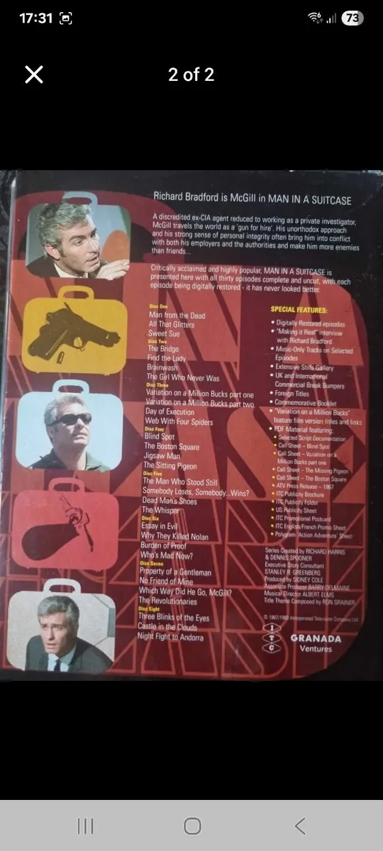 Man In A Suitcase Complete Series - Image 2