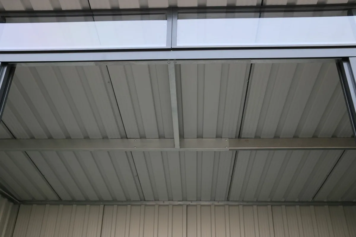Duramax TOP Pent Roof Skylight 8×6 Steel Shed - Image 4