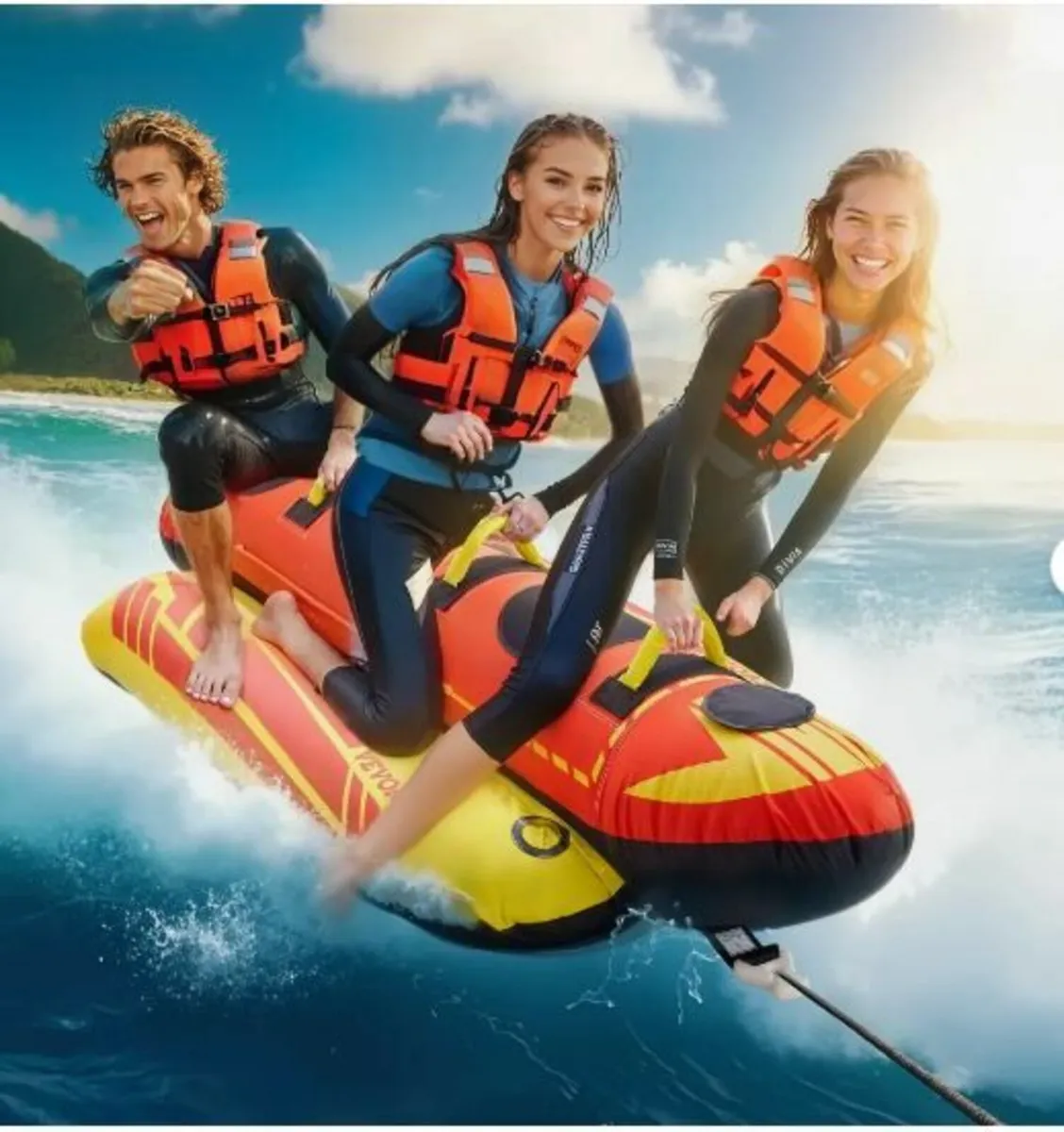 Towable Tubes for Boating, 1-3 Riders - Image 1