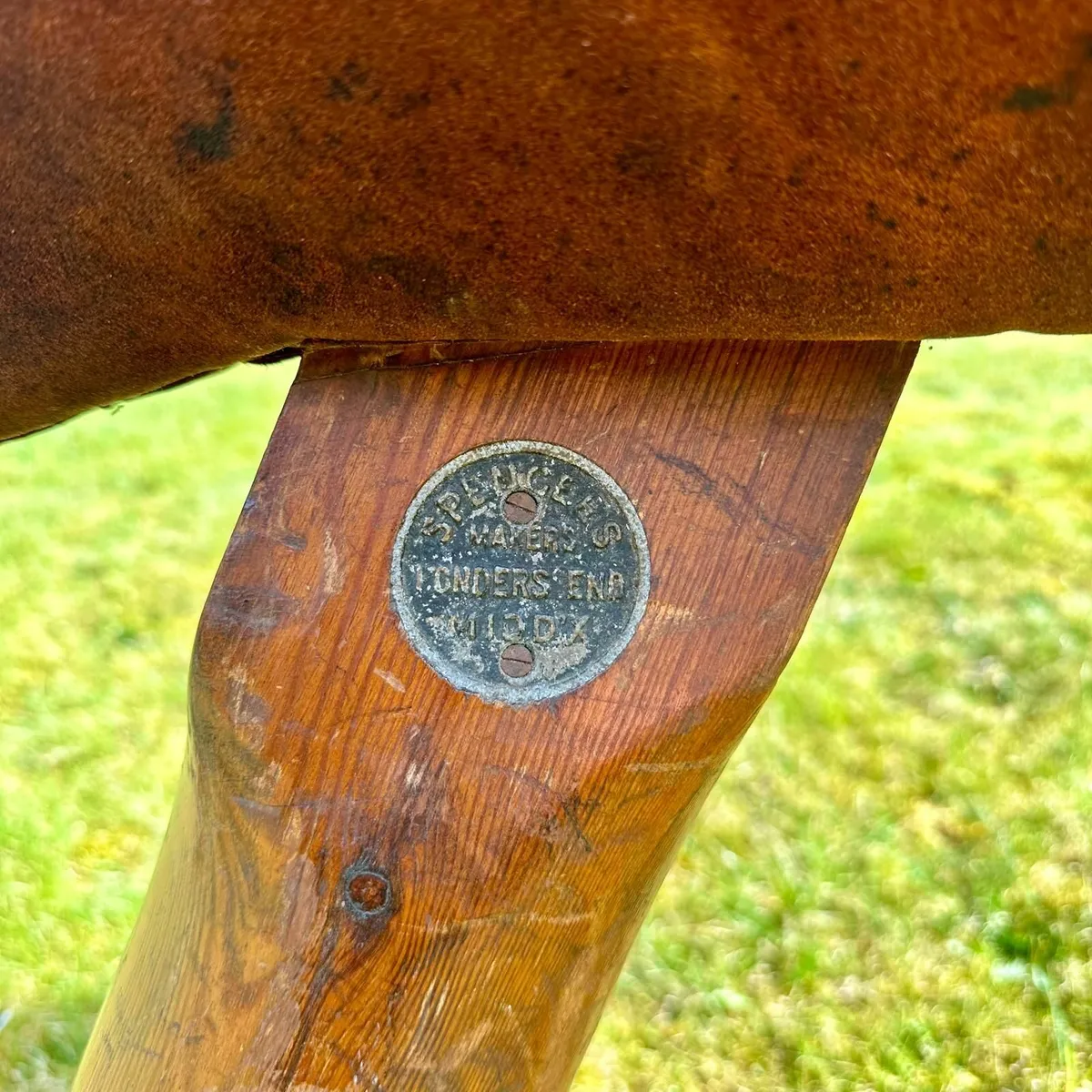 Vintage 1960s Leather Pommel Horse - Image 4