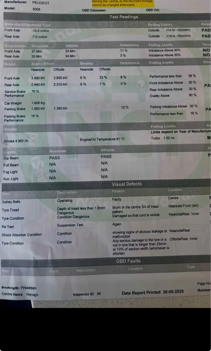 Peugeot 7 seats . (Just needs Little work) - Image 4