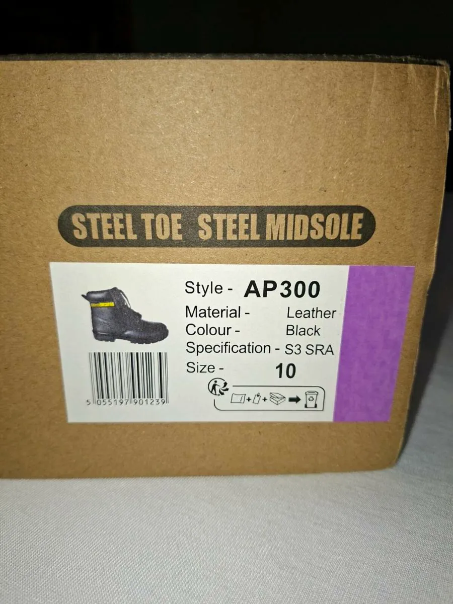 Steel toe safety boots - Image 2