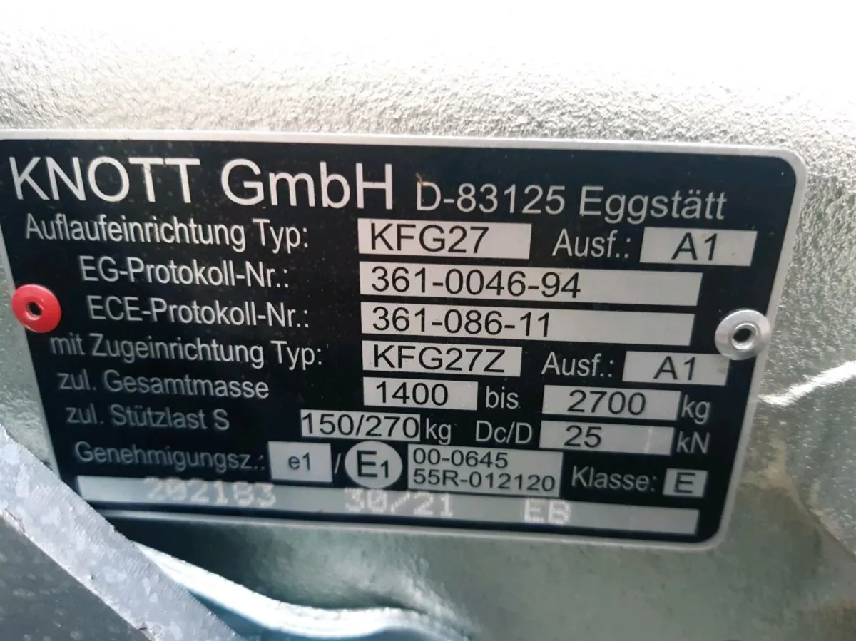 IFOR WILLIAMS TRAILER 3500KG GROSS WEIGHT NO VAT - Image 2