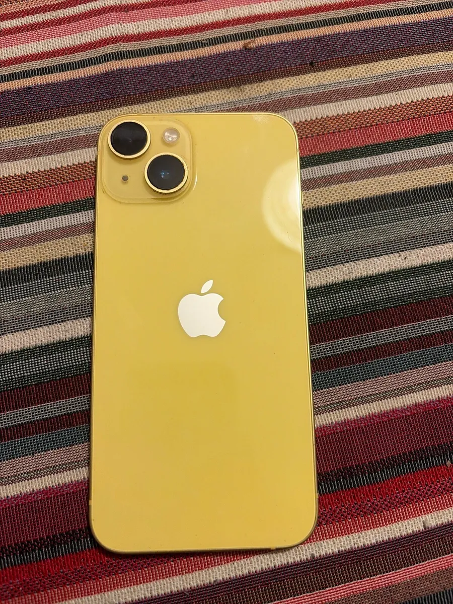 iPhone 14 yellow mint condition unlocked - Image 1