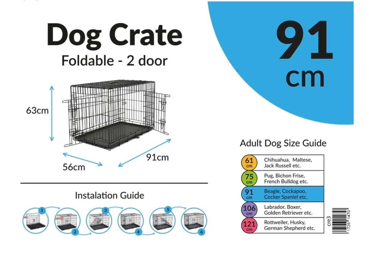 Dog crate - Large - Image 3