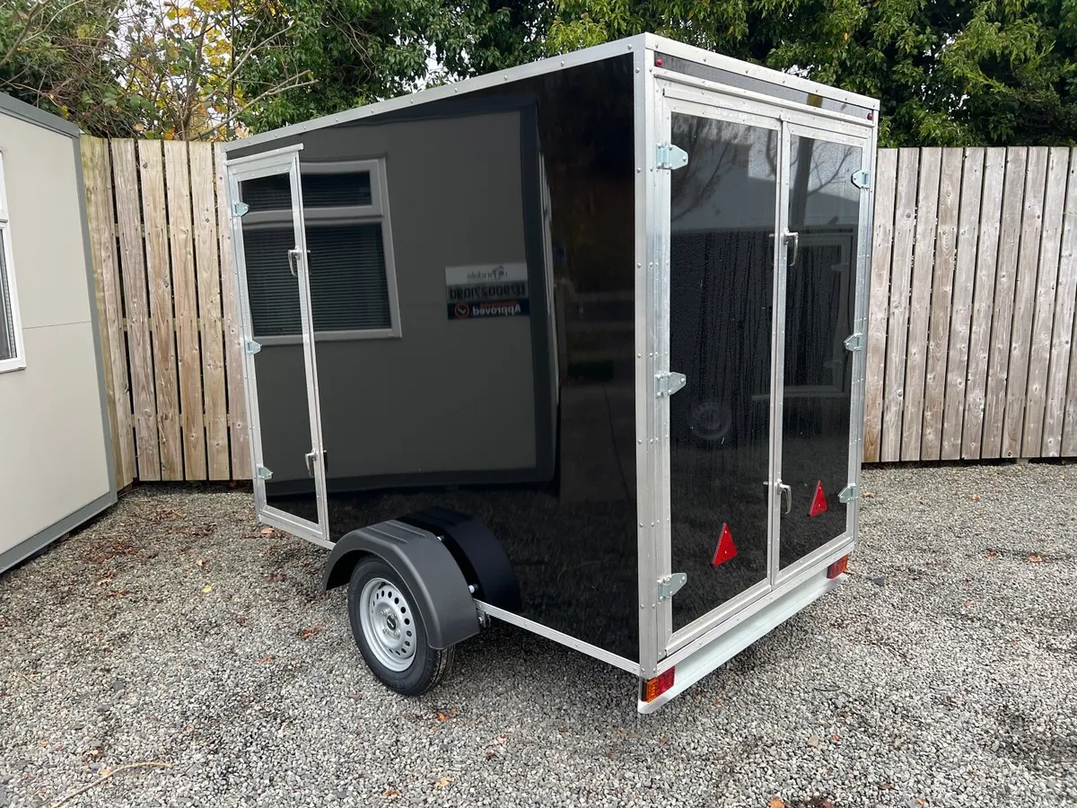 NEW 8ft x 5ft x 6ft High Box Trailer, Tow a Van - Image 1
