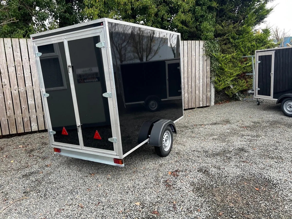 NEW 8ft x 5ft x 6ft High Box Trailer, Tow a Van - Image 2
