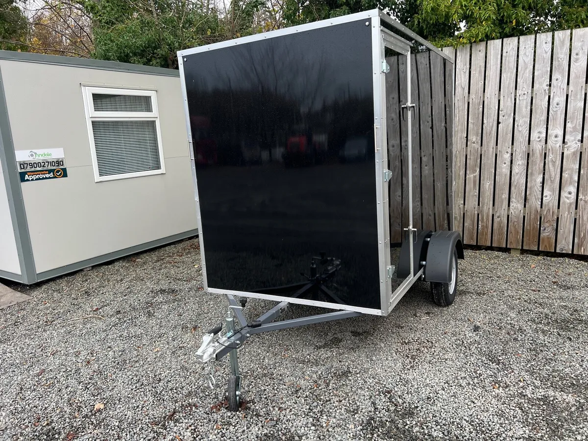 NEW 8ft x 5ft x 6ft High Box Trailer, Tow a Van - Image 3