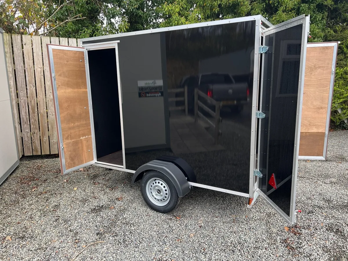 NEW 8ft x 5ft x 6ft High Box Trailer, Tow a Van - Image 4