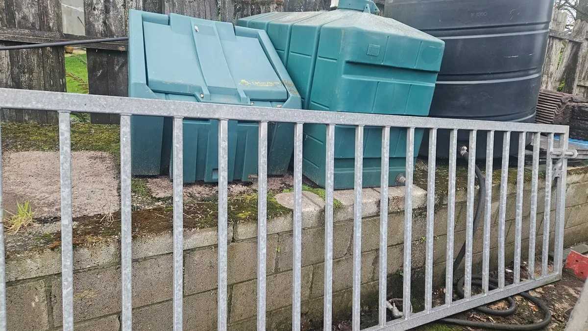 Galvanised stainless steel gate - Image 1