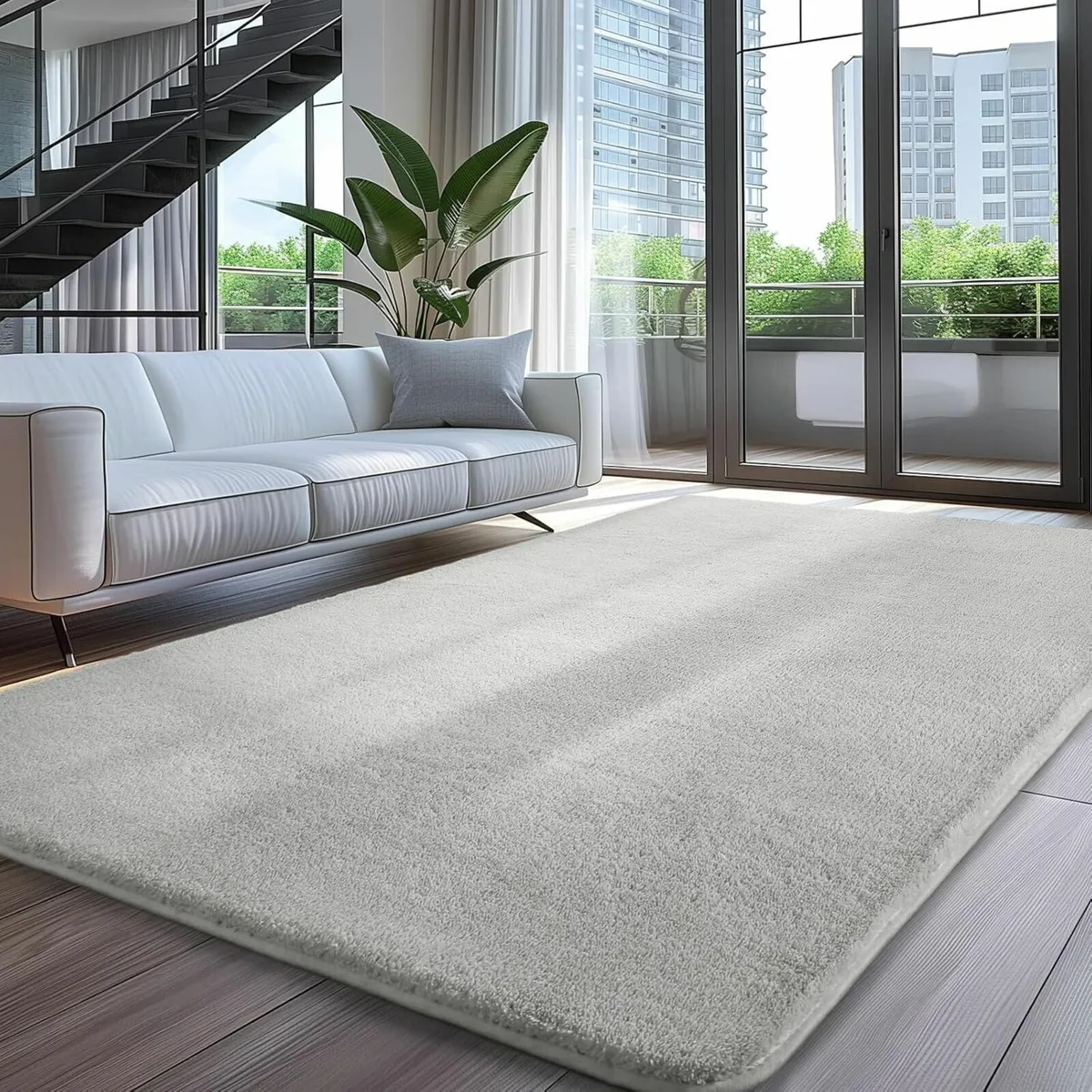 Living Room Large 240x300, Bedroom Soft Fluffy rug - Image 2