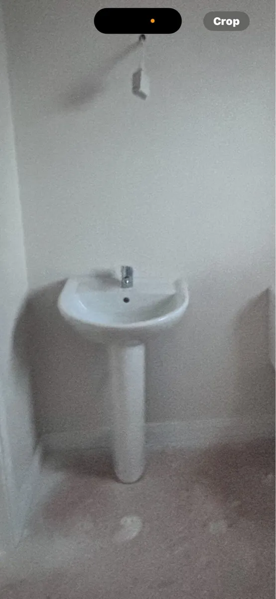 Brand new bathroom sink