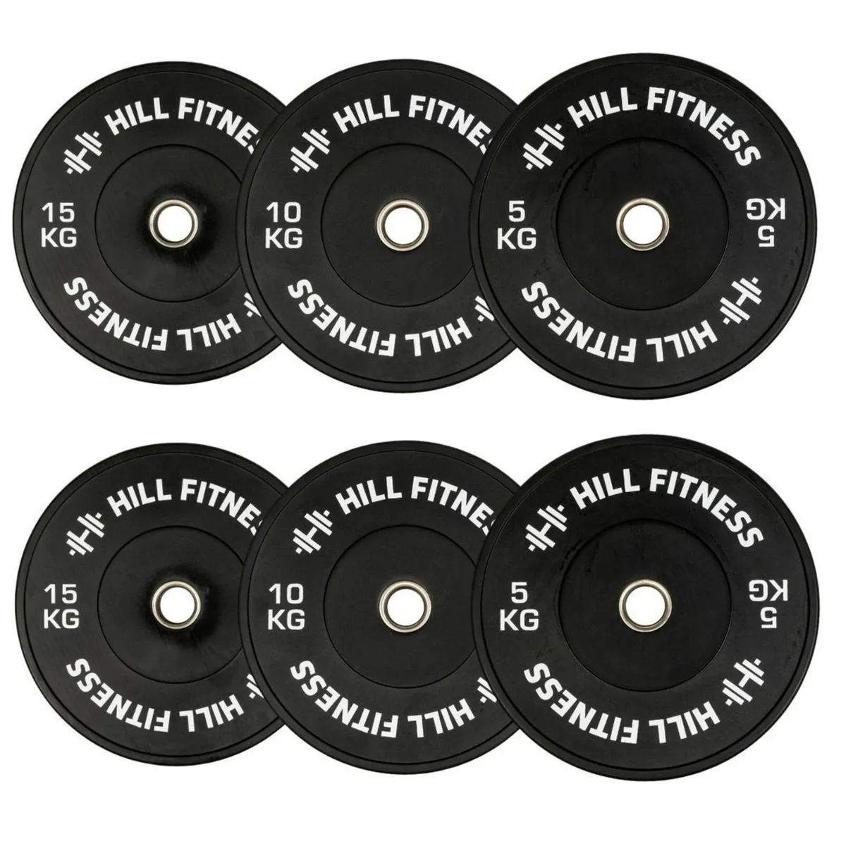 Bumper Plates 60kg Set - Olympic Weights Gym - Image 1