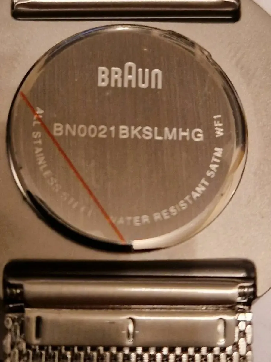 NEW Braun StainlessSteel Gents Watch BN0021BKSLMHG - Image 3