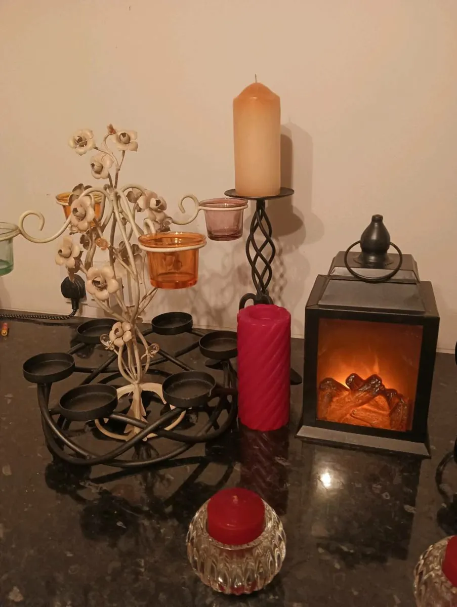 Beautiful candle holders lot for 35EURO