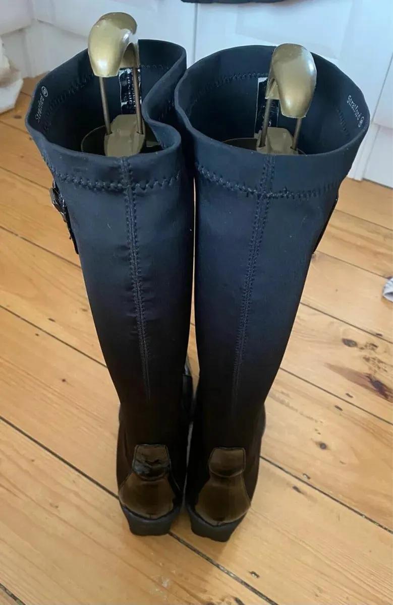 Kate Appleby Long Tall Boots, Size 40, Black - Image 2