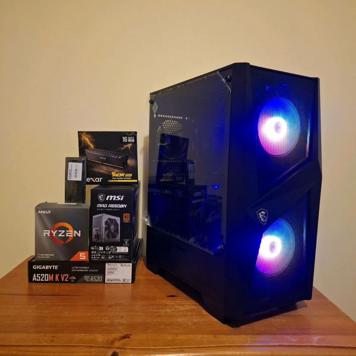 Gaming PC Ryzen 3600/RX 5700 XT/16GB RAM - Image 1