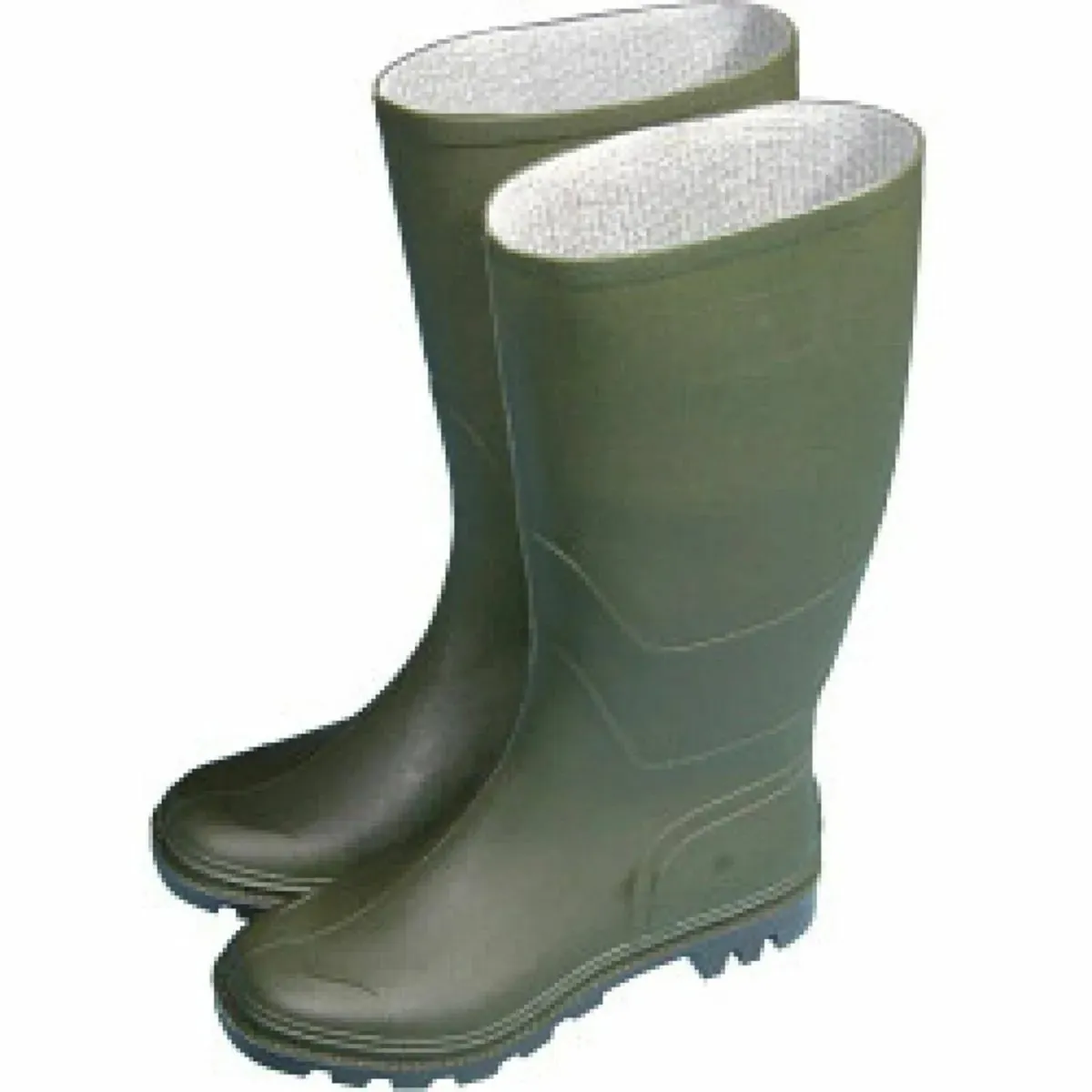 Green Wellington Boots Size 40 / 7, Worn Once Only - Image 2
