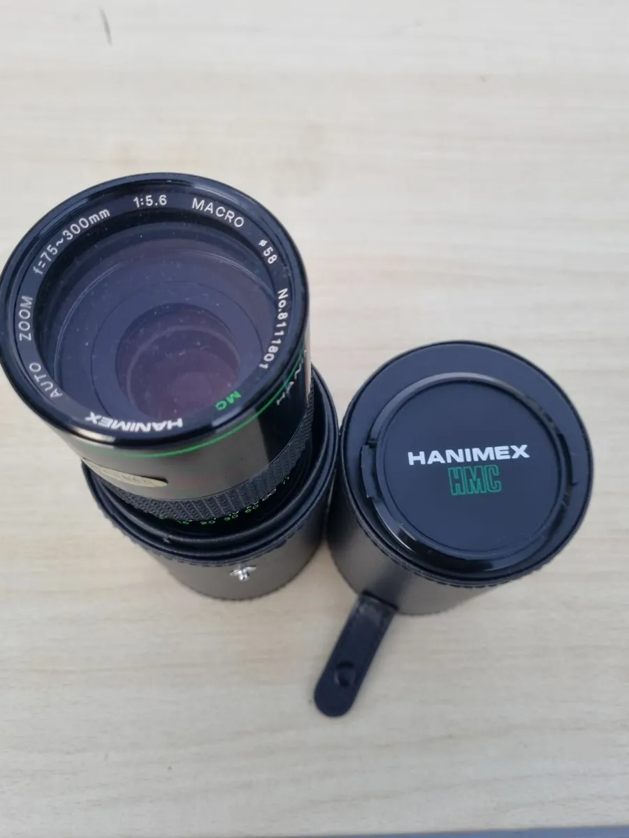 Hanimex MC Auto Zoom 1:56 75/300mm lens - Image 2