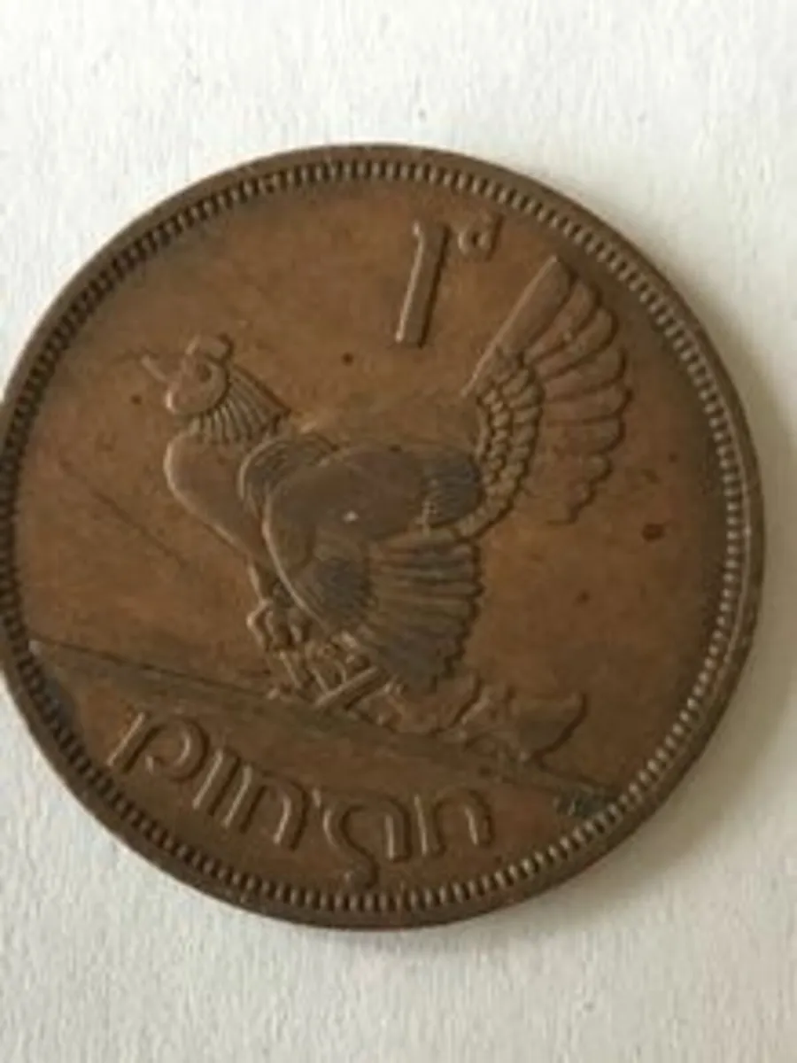 Pre Decimal Irish Penny 1966