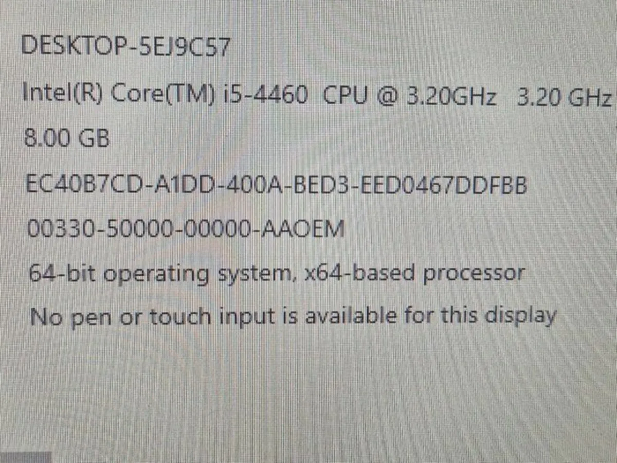 Fujitsu Esprimo P420 E85+ Desktop PC 465GB HDD 8GB - Image 4