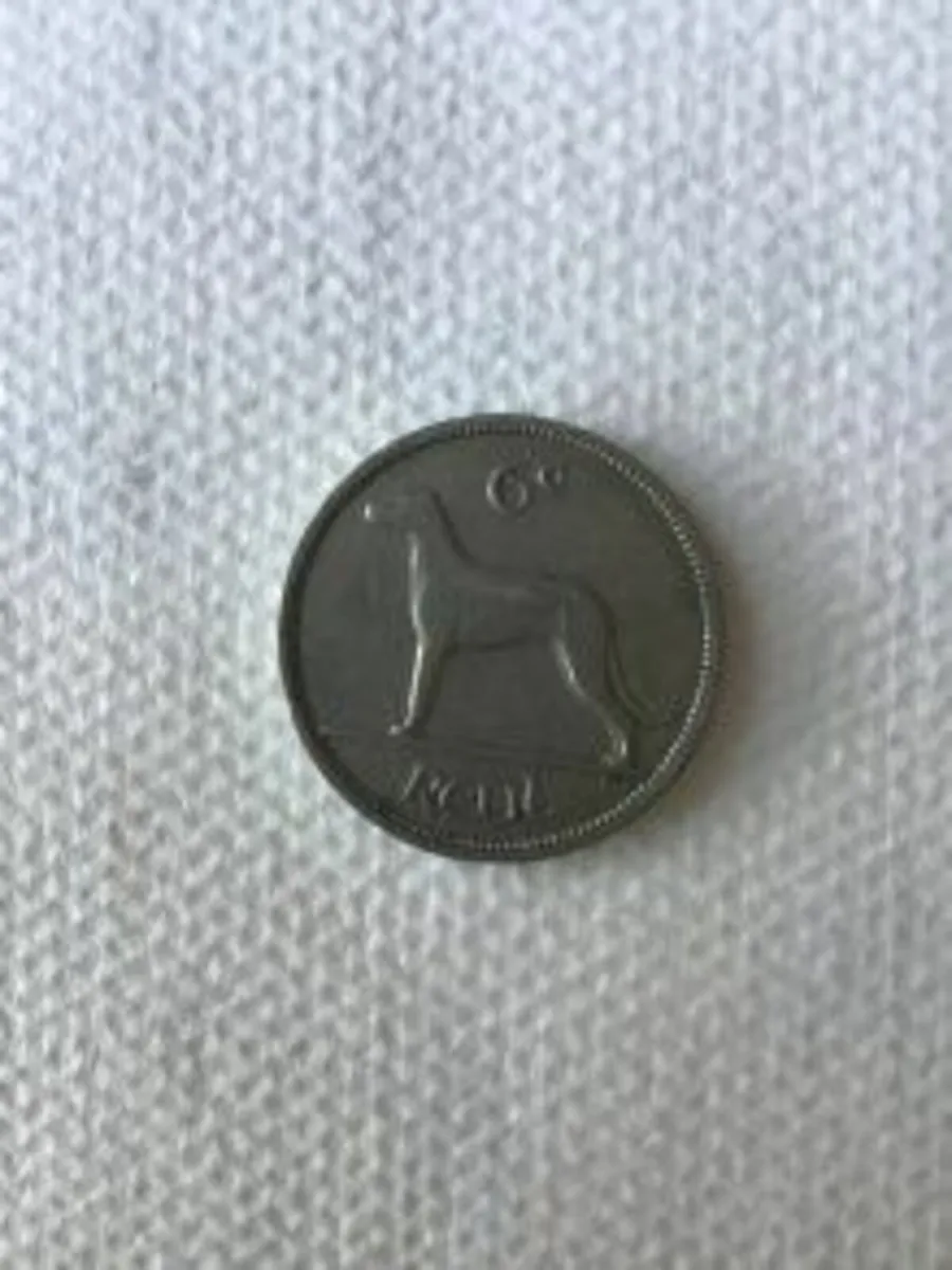 Pre Decimal Irish coin - 1968 Sixpence