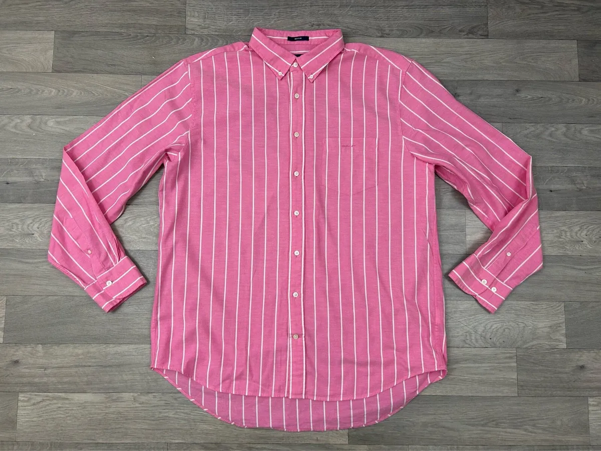 Gant Button Down Striped Shirt Mens XXL - Image 1