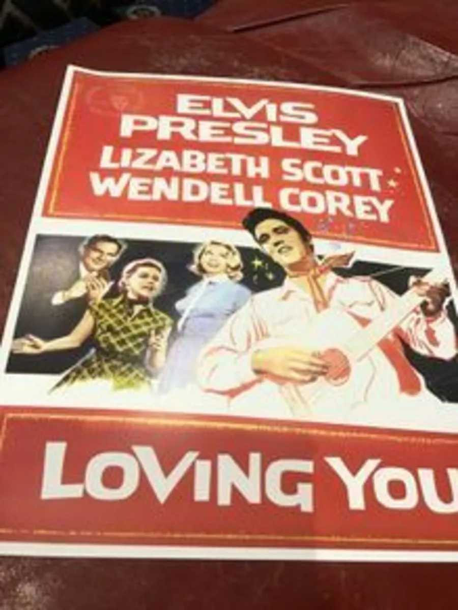 Rare Genuine Elvis Memorabilia  - Film  Poster