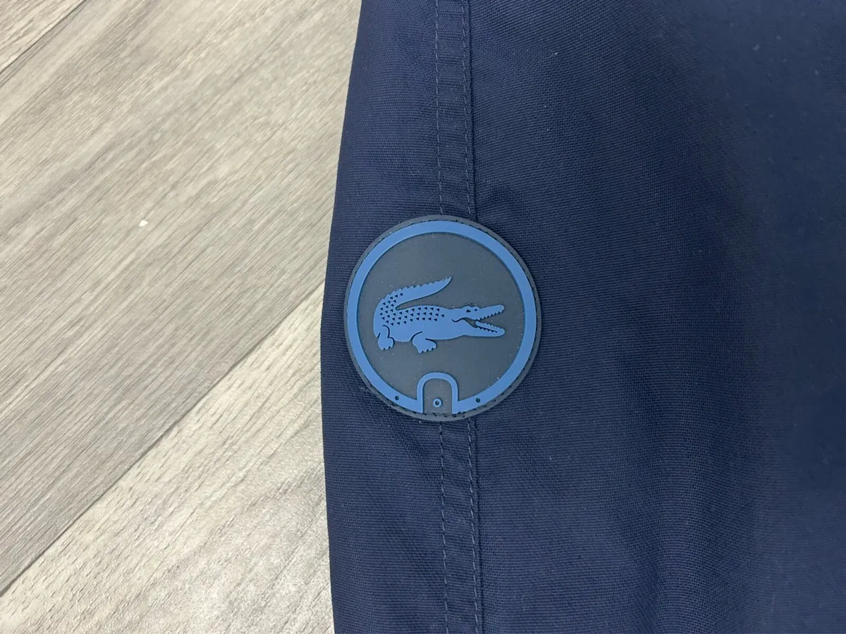 Lacoste Fleece Lined Parka Jacket Mens XL - Image 4