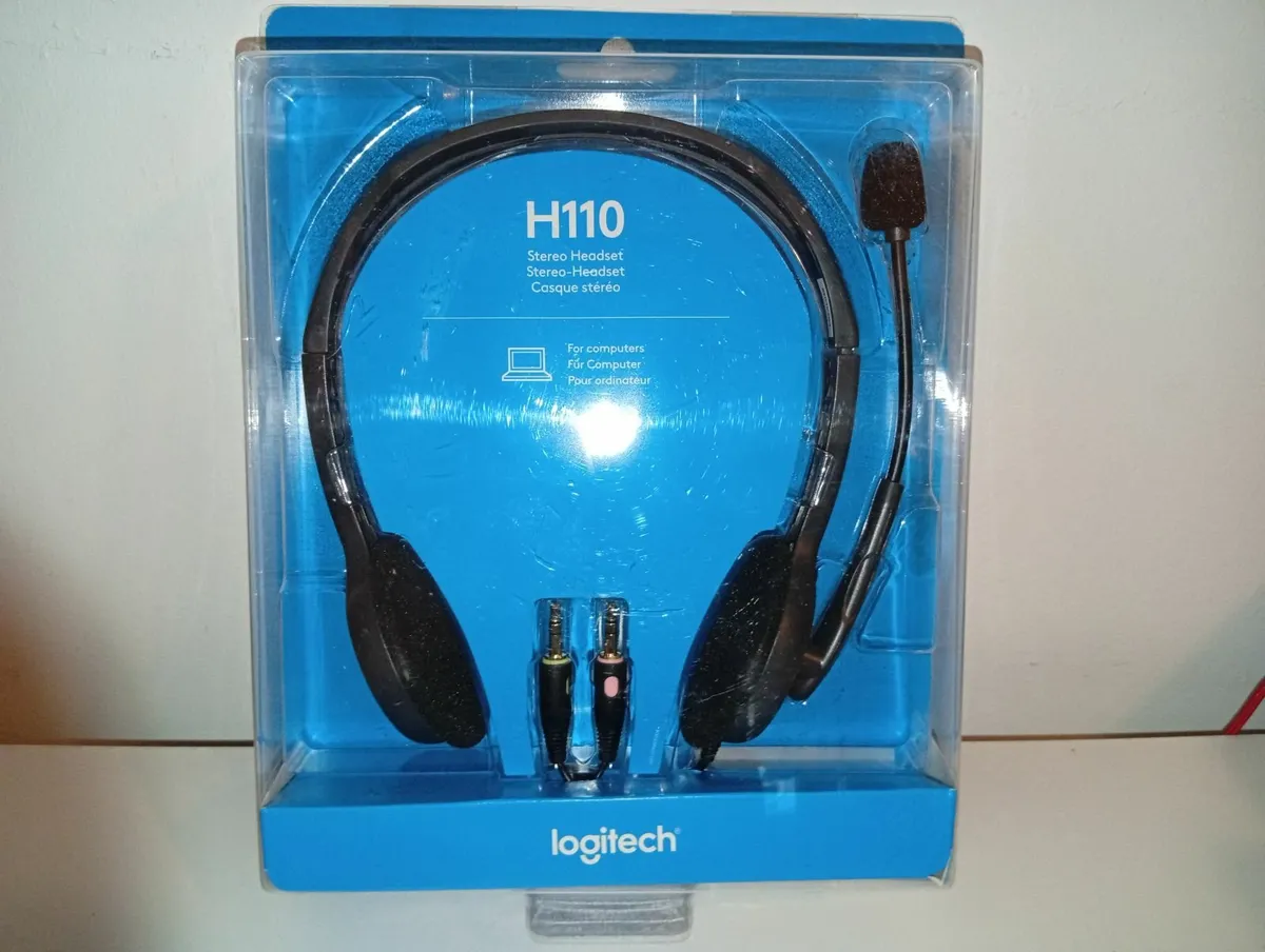 Logitech Wired Headset H110 Stereo Headphones - Image 1