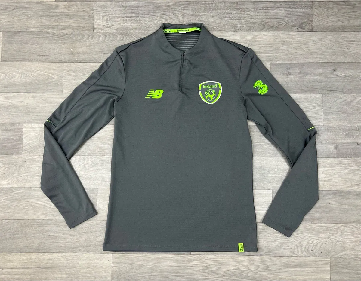 New Balance Ireland Football Half Zip Jumper Top S - Image 1