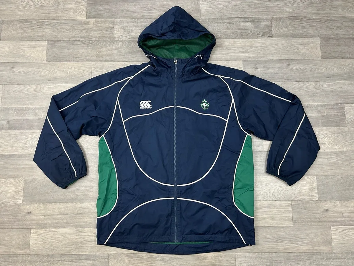 Vintage 00s Canterbury Ireland Rugby Jacket Mens L - Image 1