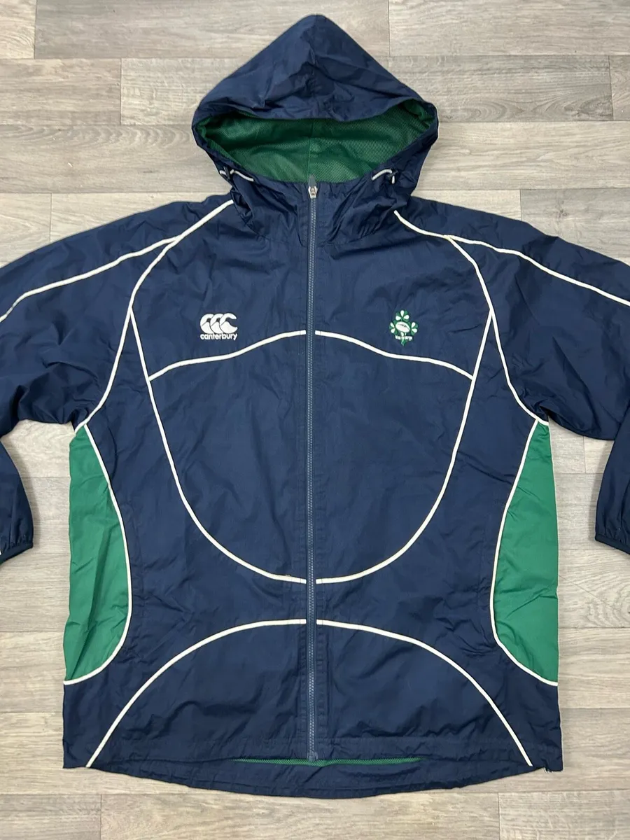 Vintage 00s Canterbury Ireland Rugby Jacket Mens L - Image 2