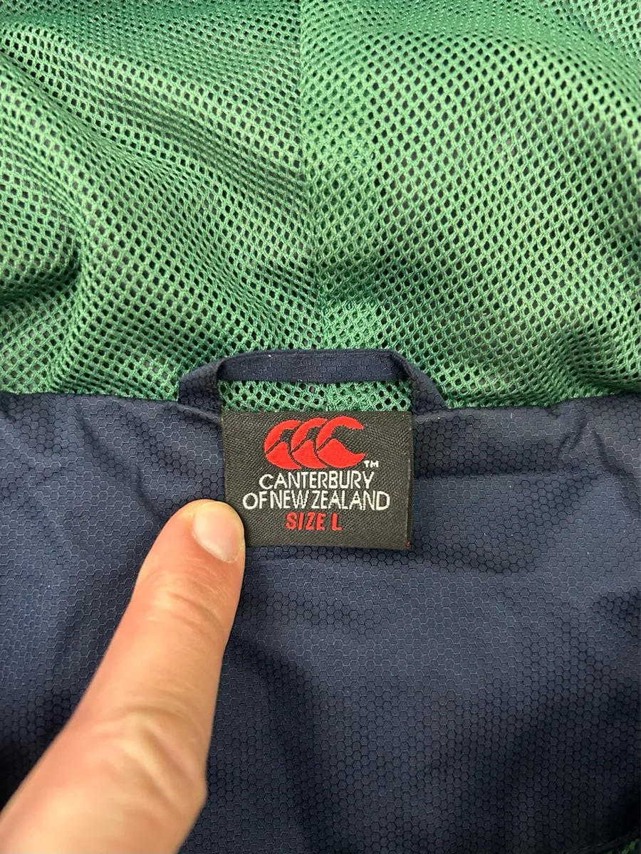 Vintage 00s Canterbury Ireland Rugby Jacket Mens L - Image 4
