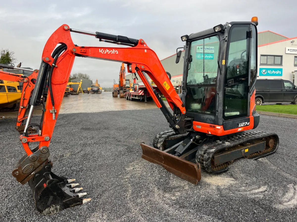 2016 Kubota U27-4 Mini Excavator - Image 2