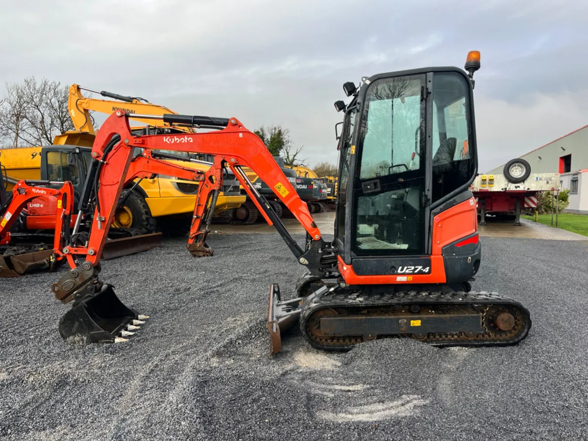 2016 Kubota U27-4 Mini Excavator - Image 1