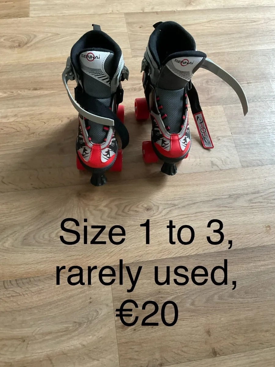 Roller skates, size 1 to 3, rarely used - Image 1