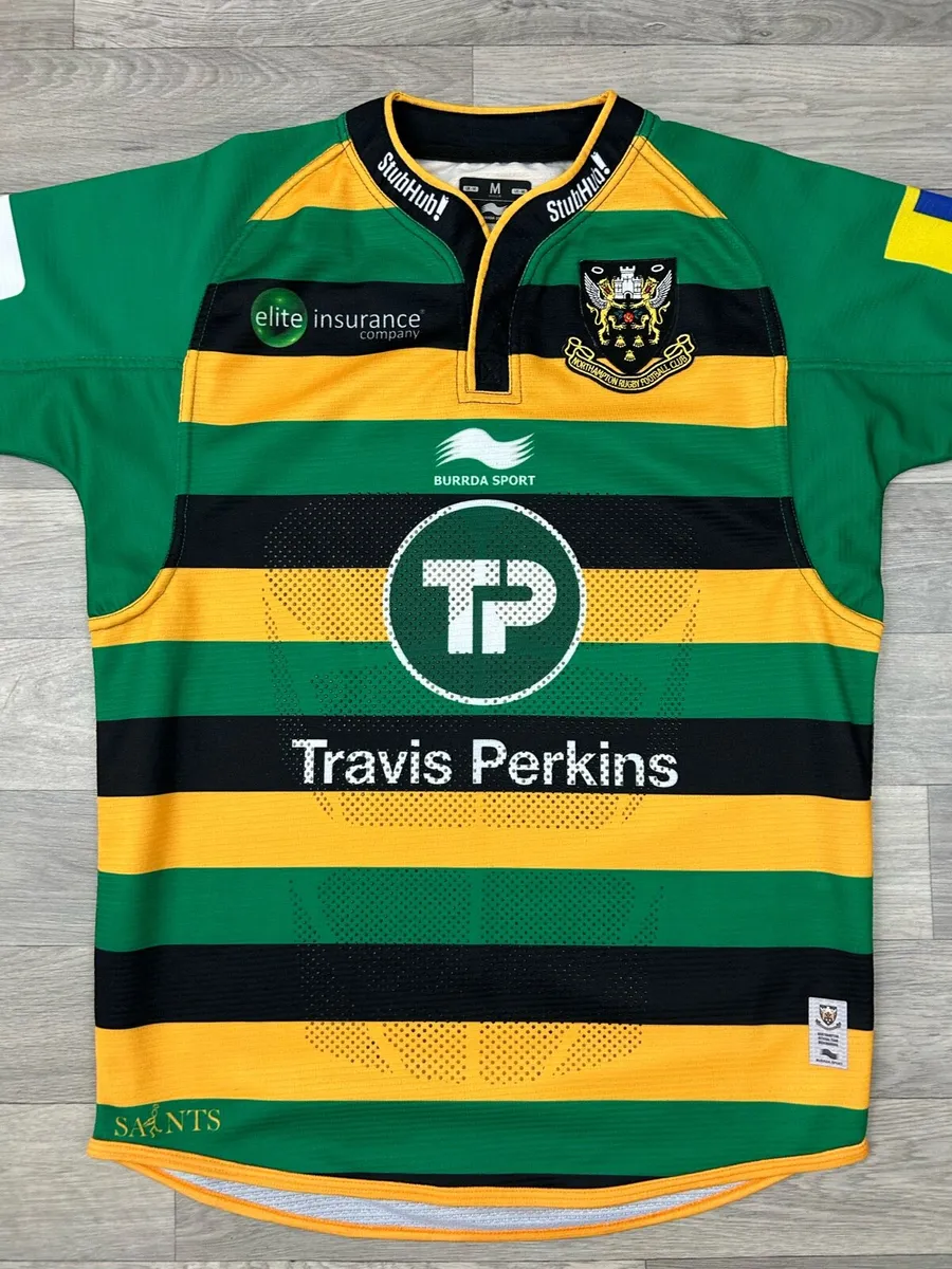 Burrda Sport Northampton Saints Rugby Jersey Shirt - Image 2