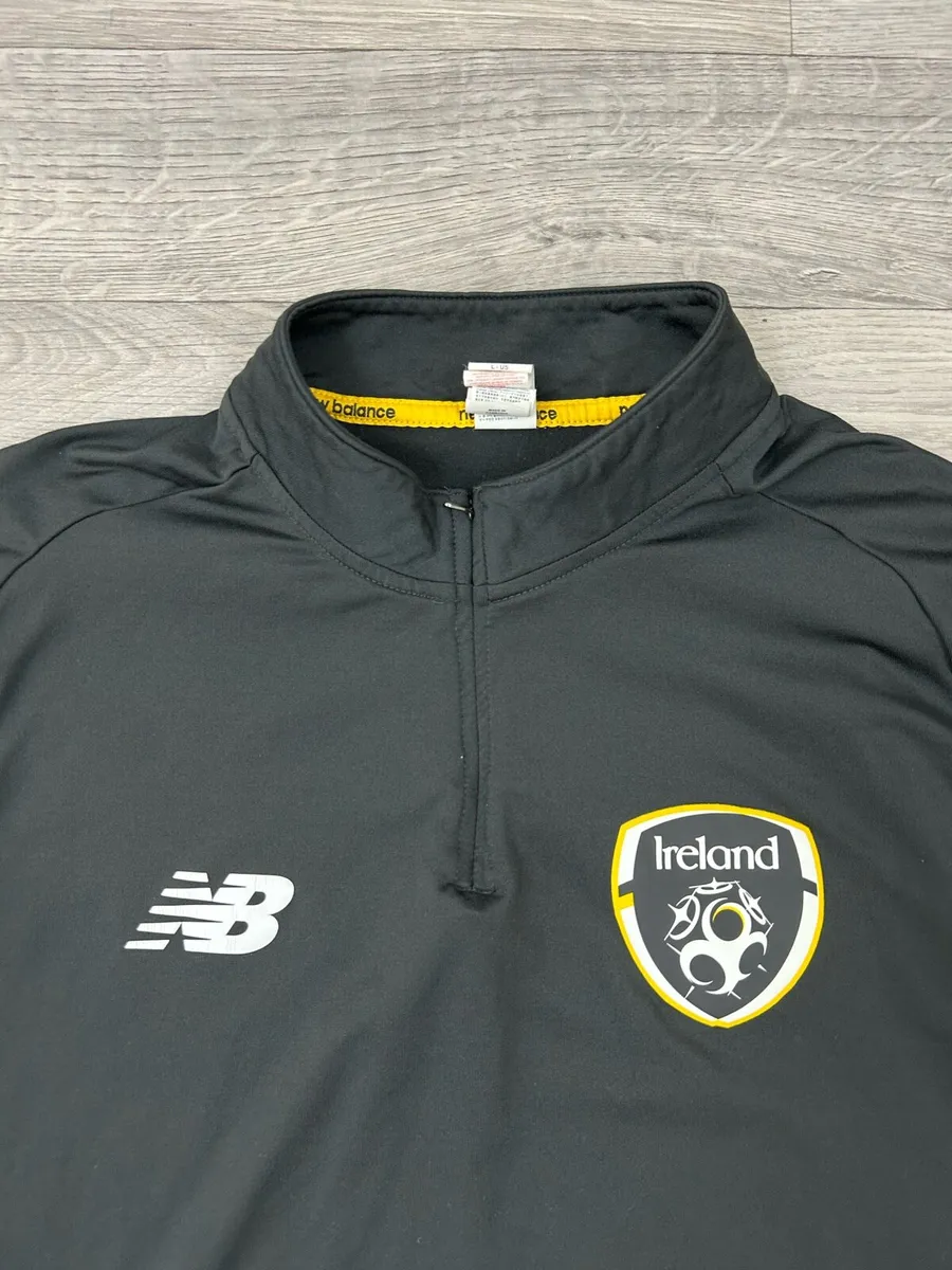 New Balance Ireland Football Half Zip Jumper Top L - Image 3