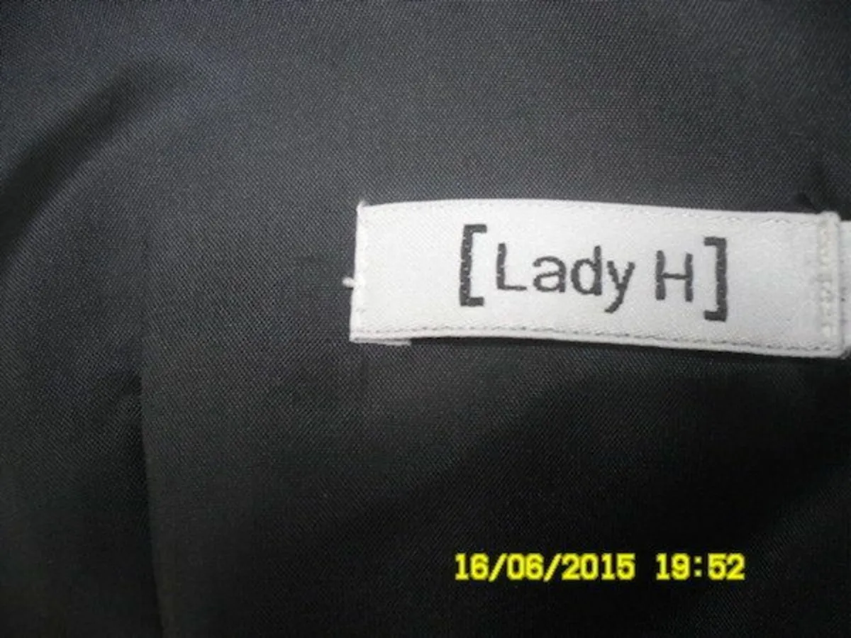 BRAND NEW LadyH Designer Dress with Matching Shawl - Image 3