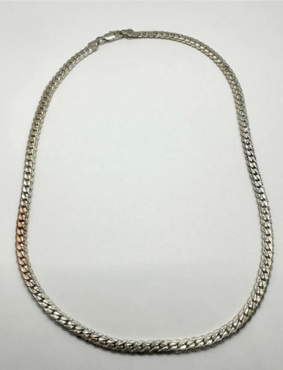 Sterling Silver Miami Cuban Chain Necklace - Image 4