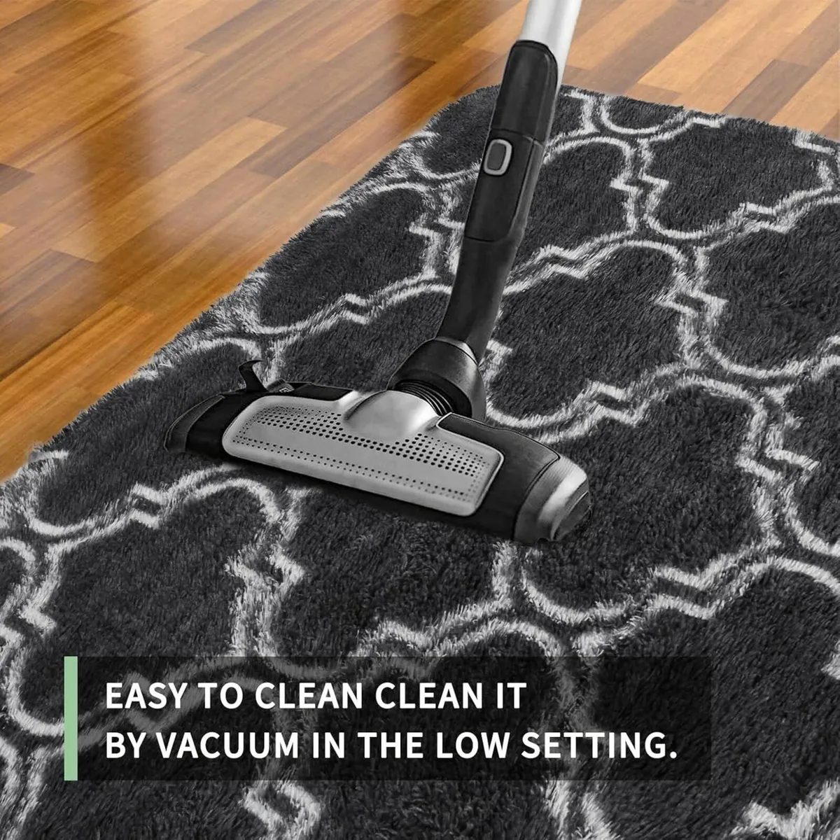 Living Room 200x300cm Grey Bedroom Soft Rug Fluffy - Image 4