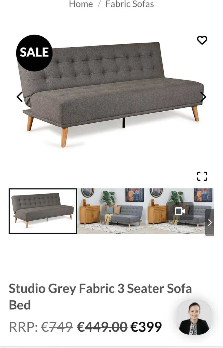 Sofa bed - Image 1