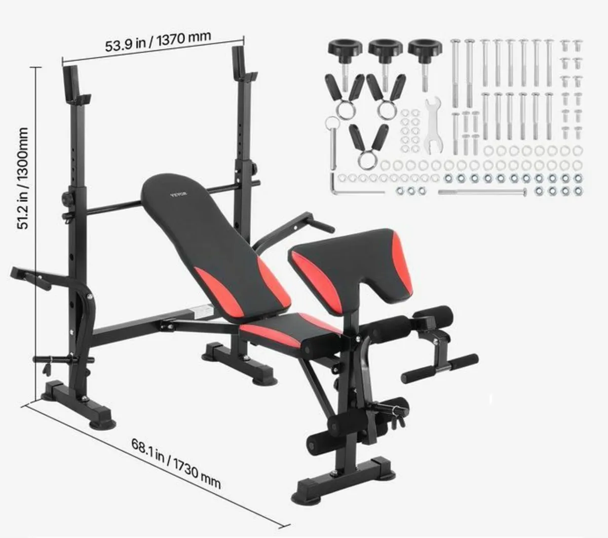 Multi-Functional Adjustable Weight Bench Press - Image 3