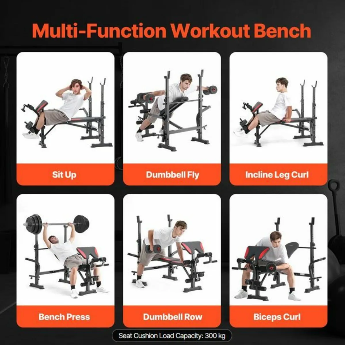 Multi-Functional Adjustable Weight Bench Press - Image 4